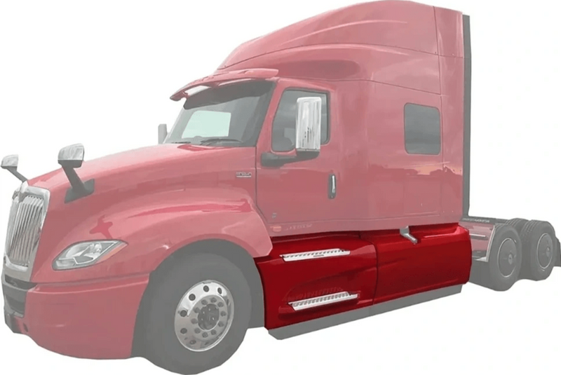 Kozak Front Fairing Panel and Rear Fairing Panel Driver Side for International LT625 - Tacoma Parts Corporation