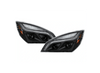 LED Projection Headlight Pair Set Black for Freightliner Cascadia 2018+ - Tacoma Parts Corporation