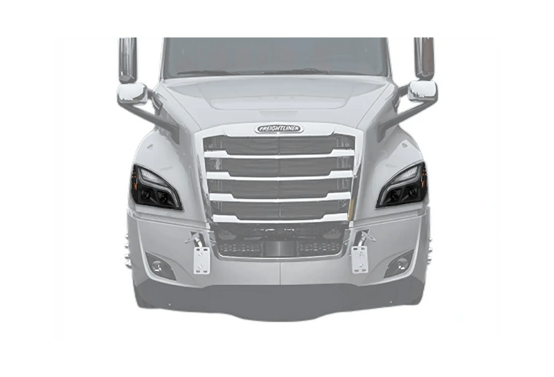 LED Projection Headlight Pair Set Black for Freightliner Cascadia 2018+ - Tacoma Parts Corporation
