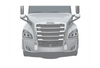 Chrome Projection LED Headlights Pair Set for Freightliner Cascadia 2018+ - Tacoma Parts Corporation