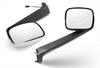KOZAK Chrome Hood Mirror Aftermarket Replacement Right (Passenger Side) for Freightliner Cascadia 2018+ Semi Trucks PLUS Windshield Wipers, Freightliner Emblem, Frame License Plate and KOZAK Vest