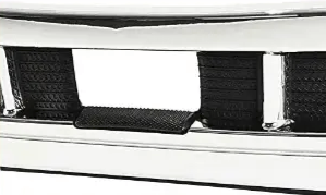 Complete Plastic Chrome Front Bumper No Fog Light Holes for Freightliner Cascadia 2008-2017 - Tacoma Parts Corporation