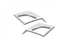 KOZAK compatible with Volvo VNL 2018+ Bumper Corners Chrome Trim w/Fog Light Holes LH RH Pair Set