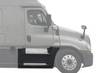 KOZAK Front Fairing Step Panel (Passenger Right Side) with 2X Steps and Upper Step Trim for Freightliner Cascadia 2008-2017 Plus Logo, 2x22 Windshield Wipers, License Plate Frame and Vest