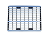 Kozak Replacement Chrome Grille (Manufacturer Part #6MF576M) for Mack CH (1993-2003) CHN (2004-2007) CHU (2008+) Semi Trucks PLUS License Plate Frame, 2x22 Inch Windshield Wipers and Vest