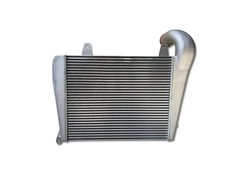 KOZAK Charge Air Cooler for Freightliner FLB Series - Cab Over Models 1994 to Present (CACFR109, 4865300001, 4865305001) PLUS Logo, Wipers, License Plate Frame, 2x Trailer Tail Lights and Vest