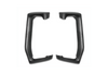 KOZAK Pair Mirror Arm Cover (Black) and Matte Black Door Mirror Cover Pair Set Left and Right side compatible with Volvo VNL VNM VNX VN 2004-2023 PLUS Logo, 2x22" Wipers and KOZAK Vest