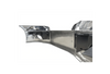 KOZAK Chrome STEEL 16" Bumper with Fog Lamp Hole for New Freightliner Cascadia 2018+ PLUS Logo, 2x 22" Windshield Wipers, License Plate Frame and Vest