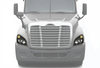 Kozak Black Projector LED Headlight Pair Set For Freightliner Cascadia 2008-2017 - Tacoma Parts Corporation
