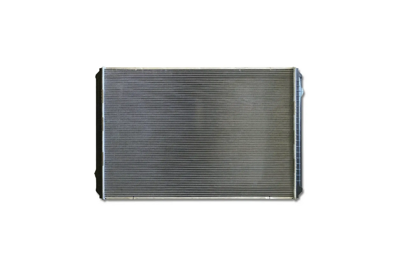 KOZAK Radiator 1699668C91 for International 2574, 7400, 9900ix, 9300, 5900i, 9100i SBA, 4800, 7700 PLUS Logo, Wipers, License Plate Frame, 2x Trailer Tail Lights and Vest