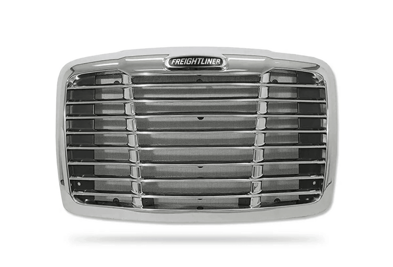 KOZAK Hood Long With Chrome grille and Headlight set For Freightliner Cascadia 2008-2018 125" BBC PLUS Freightliner Logo, 2x22" Windshield Wipers, License Plate Frame and Vest