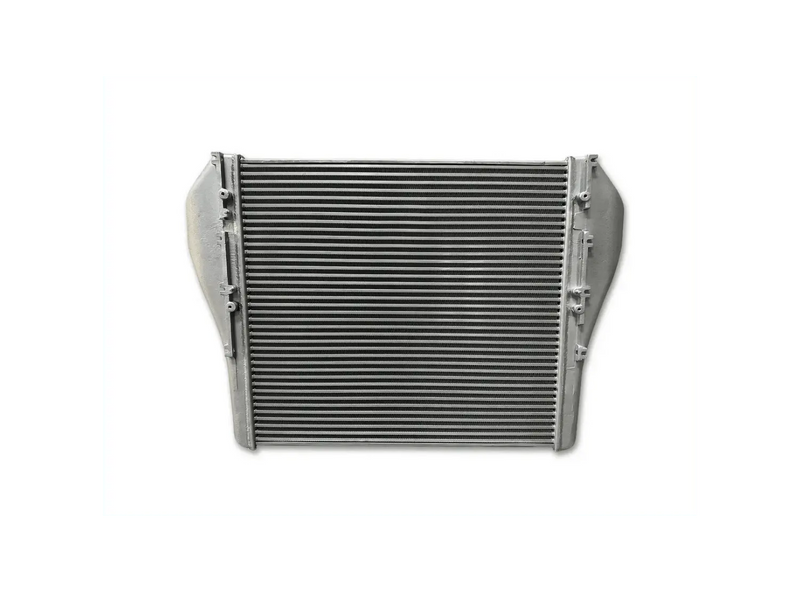 KOZAK Replacement Charge Air Cooler 20517561 for Volvo VN 2007-2014, VT 2006-2014 PLUS Logo with Stripe, 2x 22 inch Windshield Wipers, 2x Trailer Tail Lights, License Plate Frame and Vest
