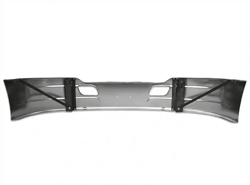 Kozak 17" Aero Style Chrome Bumper Without Radar Cutout for Kenworth T680 2013-2021 - Tacoma Parts Corporation