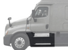 KOZAK Front Fairing Step Panel (Left Driver Side) with 2X Steps and Upper Step Trim for Freightliner Cascadia 2008-2017 Plus Logo, 2x22 Windshield Wipers, License Plate Frame and Vest