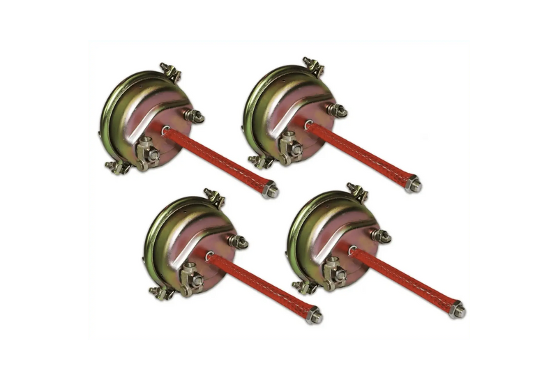 KOZAK SET of 4 Air Brake Service Chamber Type 30 (T30) -Two Hole Connector