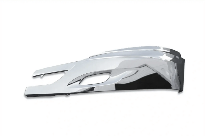 KOZAK Bumper Chrome Trim (Left Driver Side) For International Prostar Trucks PLUS Logo, 2x Wipers, License Plate Frame and Vest