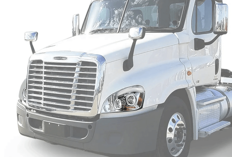 Kozak Full LED Performance Headlight Lamp Pair with Sequential Turn Signals For Freightliner Cascadia 2008-2017 - Tacoma Parts Corporation