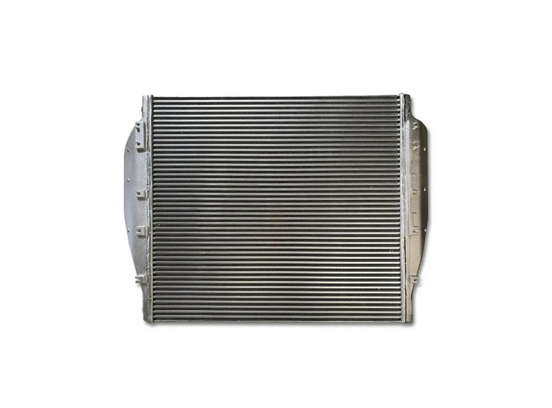 KOZAK Charge Air Cooler 0131241000 Freightliner Bus Chassis (Argosy, Coronado, Classic, M2-112, 106, Cascadia, Columbia, Century) PLUS Logo, Wipers, License Plate Frame, 2x Trailer Tail Lights, Vest