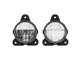 KOZAK LED Fog Light Lamp and Driving Lamp SET Pair Compatible with Volvo VNL VNR 2018-2019 (Driver or Passenger Side) PLUS KOZAK Reflective Vest