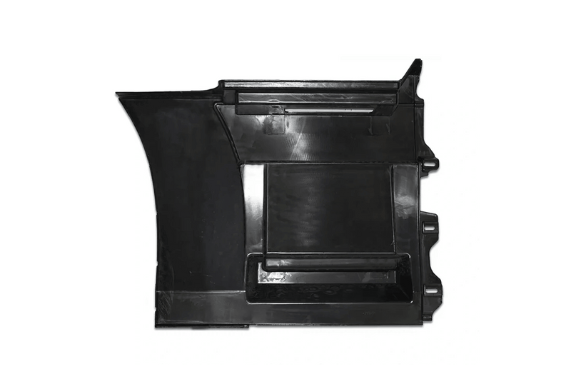 KOZAK compatible with Volvo VNL 2004-2017 Replacement Rear Step Side Fairing Panel Left Driver Side 34" (85 cm) PLUS Logo with Stripe, 2x 22" Windshield Wipers, License Plate Frame and Vest