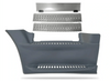 KOZAK Front Fairing Step Panel (Left Driver Side) with 2X Steps and Upper Step Trim for Freightliner Cascadia 2008-2017 Plus Logo, 2x22 Windshield Wipers, License Plate Frame and Vest