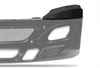 KOZAK Replacement Bumper Black Corner Left (Driver) Side For International Prostar Semi Truck PLUS International Logo Emblem, 2x Rear lights, 2x22" Windshield wipers, License Plate Frame and Vest