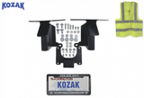 Kozak Bumper Guard Bracket (205930) Compatible with Sprinter 2500/3500 2014-2017 Vans Plus License Plate Holder and Frame, Kozak Vest