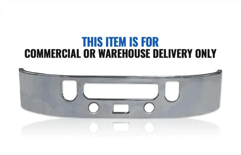 20766845 KOZAK Aftermarket Replacement 17” Chrome Bumper W/Tow Center Step/Fog ...