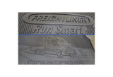 KOZAK Two-Piece All Weather Type Rubber Floor Mats with Freightliner Cascadia Logo For Freightliner Cascadia Accessories Semi Truck Models 2008-2016 PLUS Logo, Wipers and Vest