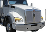 KOZAK Full LED Performance Headlight Assembly (Passenger Right Side) for KENWORTH T880 2013+ PLUS Logo, Windshield Wipers and Vest