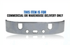 KOZAK Aftermarket Replacement 17” Chrome Bumper Wihtout Tow Center Wiht Fog Compatible with Mack Vision CX 2002+ PLUS 2x22" Windshield Wipers and KOZAK Vest