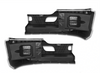 Kozak Bumper Chrome Plastic Extension Corners (Driver Left & Passenger Right Side) Pair SET for Kenworth T680 - Tacoma Parts Corporation