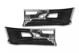 Kozak Chrome Plastic Bumper Extension Corners Pair for Kenworth T660 - Tacoma Parts Corporation