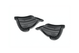 KOZAK FENDER Shield Splash, Hood MOUNTED Driver (Left) and Passenger (Right) Sides compatible with Freightliner Cascadia 123 PLUS Logo and 2x 22" Windshield wipers and Kozak Reflective Vest
