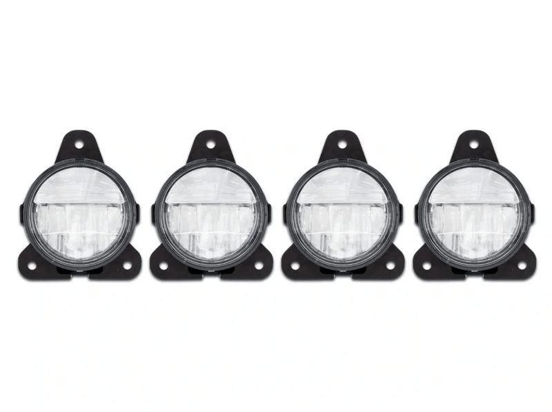 KOZAK LED Fog Lights Lamps and Driving Lamps (Set of 2 Front Pair) Compatible with Volvo VNL VNR 2018-2019 (Driver and Passenger Side) PLUS KOZAK Reflective Vest