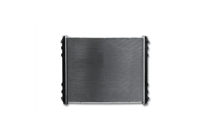 KOZAK Replacement Radiator (437157S) for Freightliner Century, Columbia, FL, FLD112 to FLD120 Series PLUS Logo, Wipers, License Plate Frame, 2x Trailer Tail Lights and Vest