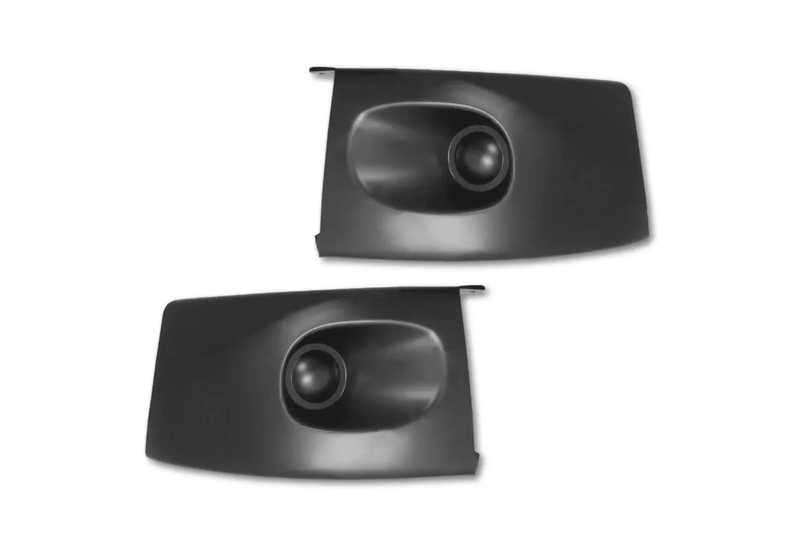 KOZAK Black Plastic Corner Bumper Driver (Left) and Passenger (Right) Sides compatible with Freightliner M2 Business Class 106 112 PLUS Logo, 2x 22" Windshield wipers and Kozak Reflective Vest