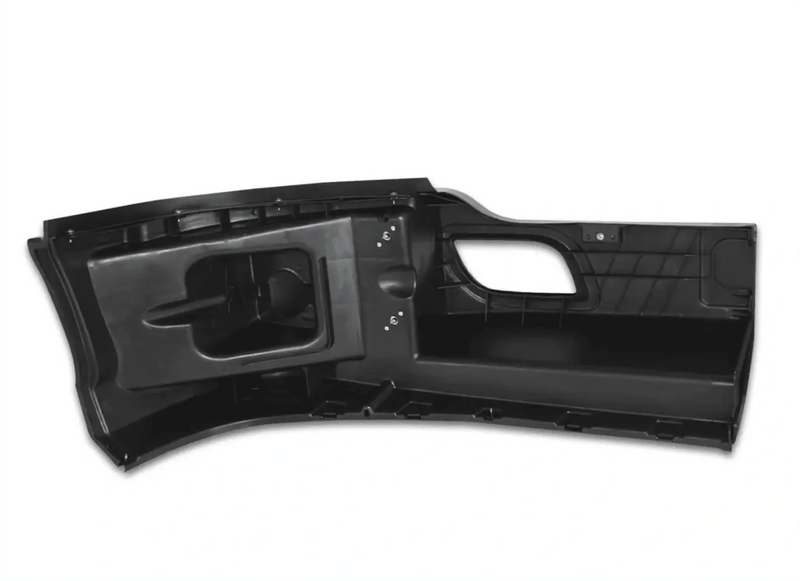 Kozak Plastic Black Bumper Extension Corner Left Driver Side for Kenworth T680 - Tacoma Parts Corporation