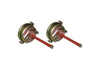 KOZAK Pair of Air Brake Service Chamber Type 30 (T30) -Two Hole Connector