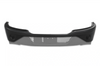 Kozak Black Plastic BUMPER COVERS PAINT without FOG LAMP HOLE PAIR SET (Driver Left and Passenger Right Side) for KENWORTH T680 NEXT GEN 2022 2023+ PLUS Logo, 2x22" Windshield Wipers and KOZAK Vest
