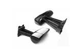 KOZAK Black Door Mirrors With Arms and Door Mirror Covers (Right Passenger and Left Driver Pair) for Kenworth T680 T880 Semi Trucks - Set of 2 PLUS 2x 22" Wipers, Logo and KOZAK Vest