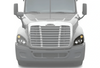 KOZAK Projector Replacement HEADLIGHTS BLACKOUT FULL LED - Left Driver Side For Freightliner Cascadia 2008-2017 PLUS Logo, 2x 22" Wipers, License Plate Frame, Vest