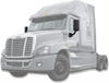 Kozak Replacement Black Heated Door Side Mirrors pair SET (Left Driver and Right Passenger Side) for Freightliner Cascadia 2008-2017 PLUS Logo Emblem, 2x 22 inch Windshield Wipers and KOZAK Vest