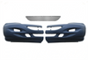 KOZAK Replacement Bumper With Fog Lights Holes (Left Driver Side and Right Passenger Side) with Brackets International Prostar Trucks PLUS International Logo Emblem, 2x 22" Windshield wipers and Kozak Vest