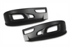 Kozak Black Plastic Bumper Extension Corner (Driver Left and Passenger Right Side) Pair Set for Kenworth T660 - Tacoma Parts Corporation