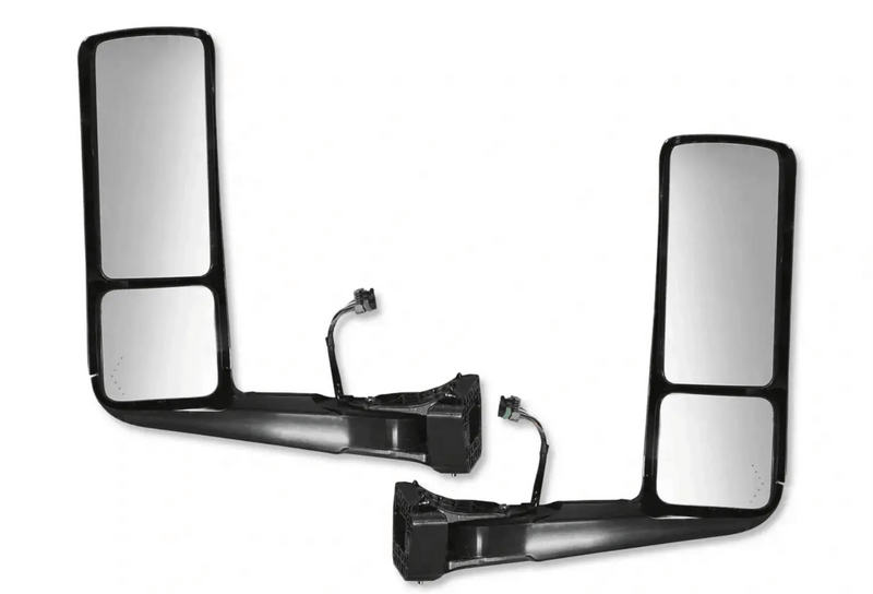 KARPAL Chrome Door Mirror Covers – Pair – For 2017-2020 International LT625 Trucks LH & RH