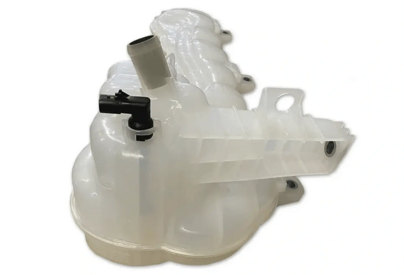 KOZAK Heavy Duty Coolant Reservoir Tank For Freightliner Cascadia 2018 & NEWER A05-32836-000 PLUS Logo, 2x 22" Windshield wipers, Frame License Plate and Kozak Reflective Vest