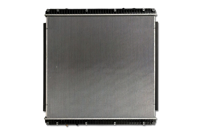 KOZAK Radiator (3s0580800002) for Freightliner Cascadia 2012-2015, WITH Oil Cooler, WITHOUT Frame PLUS Logo, Wipers, License Plate Frame, 2x Trailer Tail Lights and Vest