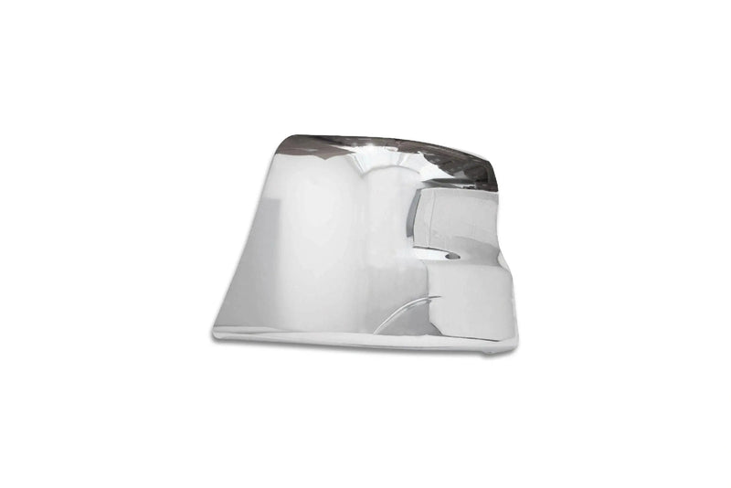 KOZAK Chrome Extension Corner Bumper End Caps Right Side Set (Passenger Side) for Freightliner Columbia 2001-2017 PLUS Logo, 2x2" Windshield Wipers and KOZAK Reflective Vest