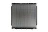 KOZAK Replacement Radiator (TXE1003849D) for Freightliner Cascadia 2017 & Newer, WITHOUT Frame PLUS Freightliner Logo, 2x22" Windshield Wipers, License Plate Frame, 2x Trailer Tail Lights and Vest
